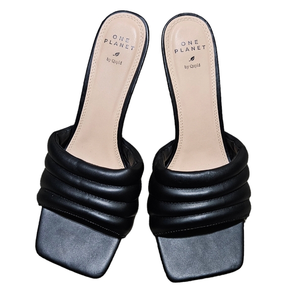 NWT One Planet by Quipid Jaylove Kitten Heels in Black - Picture 4 of 8